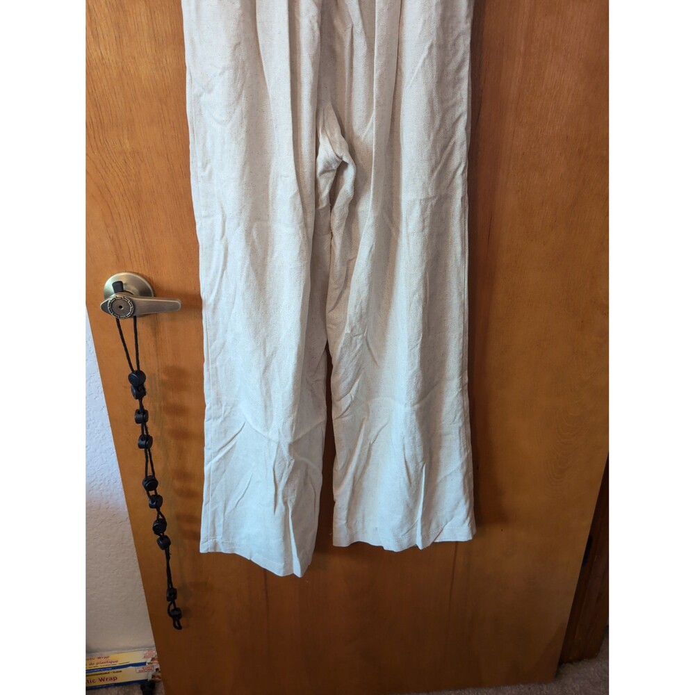Pant suit romper cream colored size small - Picture 5 of 6